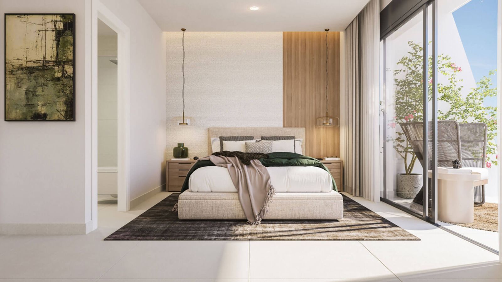 03 modern bedroom balcony sliding doors