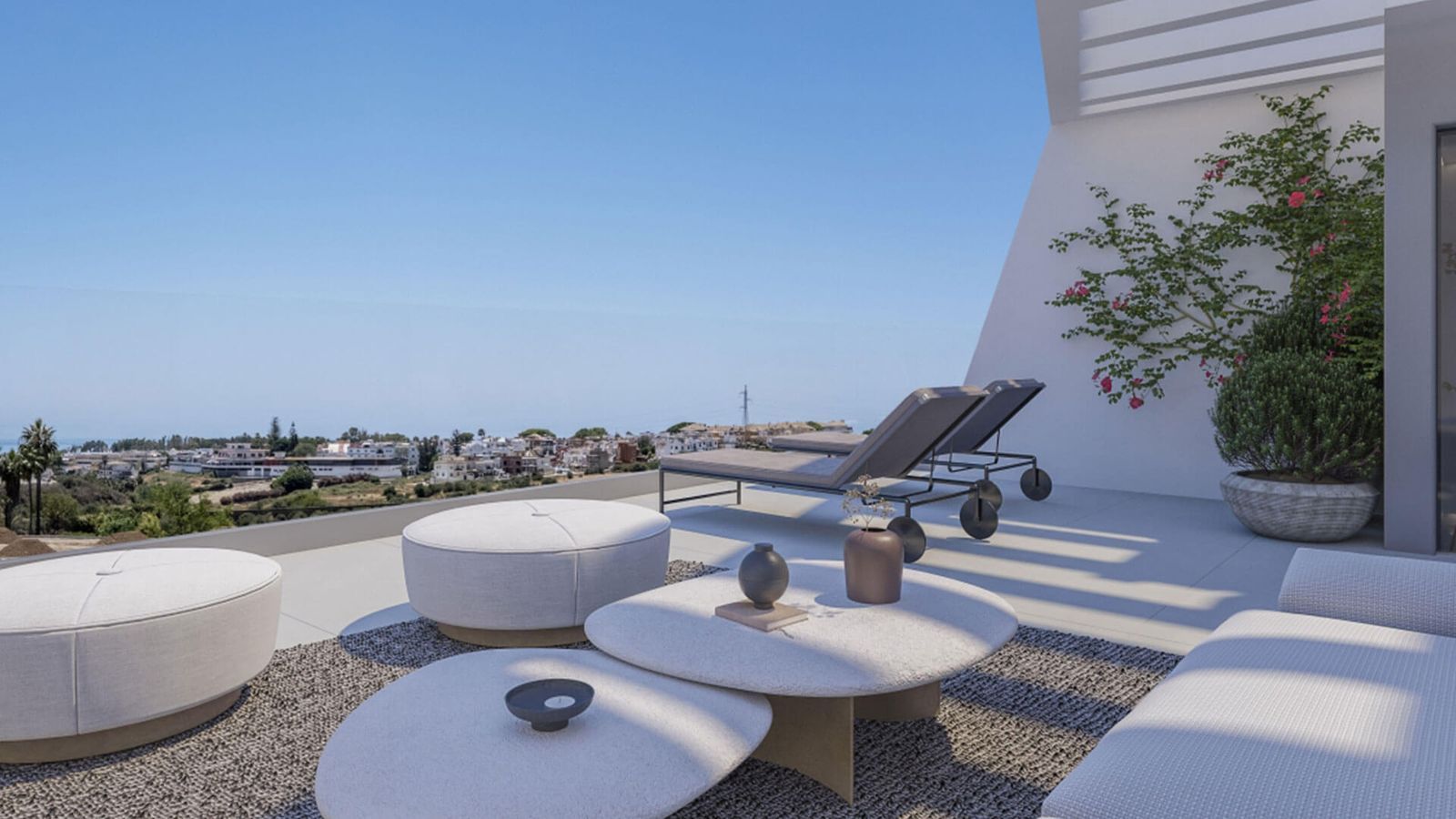 04 modern terrace city view